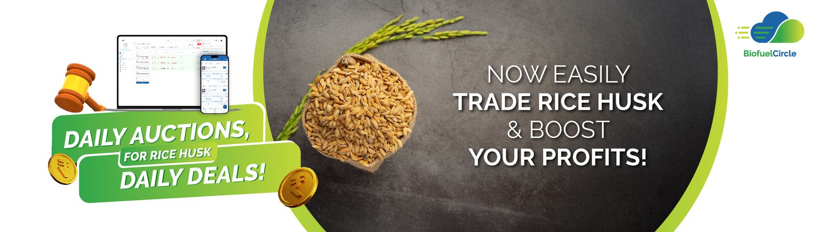 Trade rice husk and boost your profit